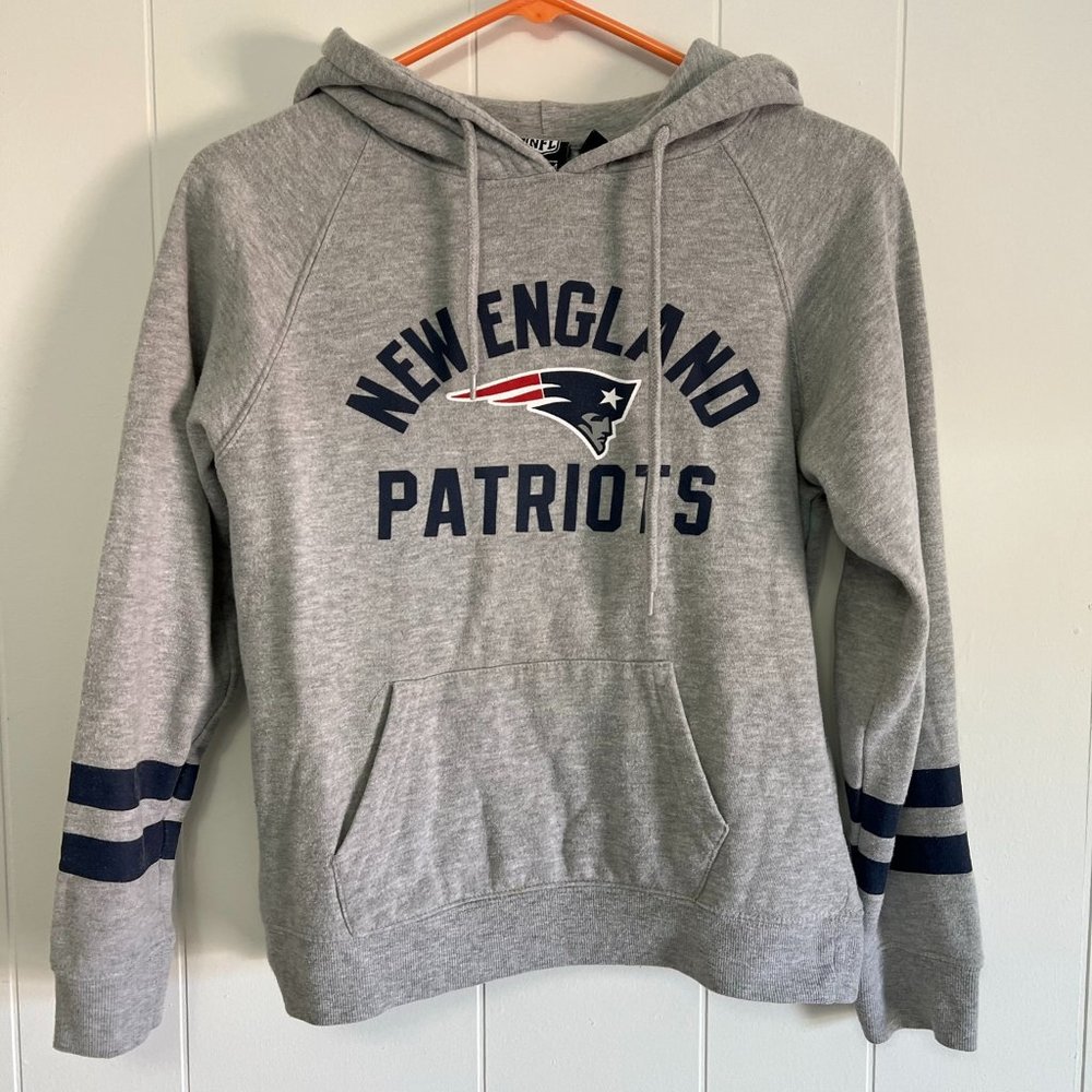 NFL Patriots Hoodie Gray, Size Small